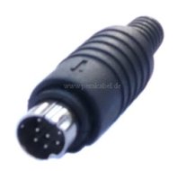 Mini DIN-Stecker 8 polig