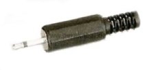 Klinkenstecker 2,5mm mono (2pol) plastik