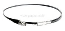 Miniklinkenstecker 2,5mm stereo 3pol auf Mini XLR-Stecker 3pol