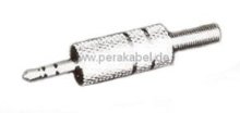 Klinkenstecker 2,5mm stereo (3pol) metall