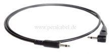 Miniklinkenstecker 3,5mm mono gerade auf Miniklinkenstecker 3,5mm mono gewinkelt