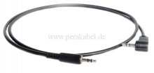 Miniklinkenstecker 3,5mm stereo gerade auf Miniklinkenstecker 3,5mm stereo gewinkelt