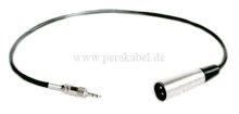 Miniklinkenstecker 3,5mm stereo auf XLR-Stecker
