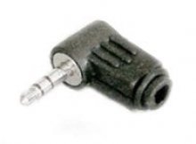 Patchkabel-Spiralkabel Miniklinkenstecker 3,5mm stereo gewinkelt
