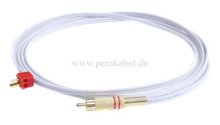 HiFi Lautsprecherkabel (6x3-2x0,75qmm) Mini Lautsprecherstecker /Cinchstecker