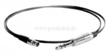 Mini XLR-Buchse 3pol auf Klinkenstecker 6,3mm stereo 3pol