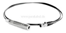 Mini XLR-Buchse 3pol auf Klinkenbuchse 6,3mm mono 2pol