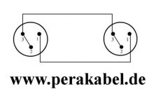 Preview: Mini XLR-Stecker auf Mini XLR-Stecker ( DAP MK-SPIN , 2+3 gebrückt )