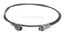 Mini XLR-Kabel SC-Cicada SO-D14 2x0,14qmm-Mini XLR verg. Kontakte ( mit Überwurfmutter )