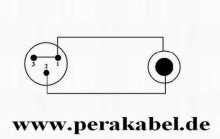 Miniklinkenstecker 3,5mm mono auf Mini XLR-Stecker REAN (Neutrik) RT3MC-B ( 2x 0,22qmm )