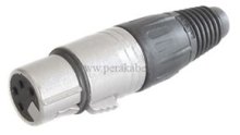 Stereokabel ( SC-Square 4 Core ) Klinkenstecker 4,4mm 5polig auf XLR-Buchse 4 polig Neutrik