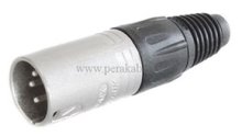 Stereokabel-Klinkenstecker 4,4mm 5polig auf XLR-Stecker 4 polig Neutrik