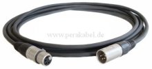XLR-Stecker 4polig auf XLR-Buchse 4polig Neutrik ( LiYY 4x0,50qmm )