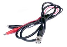 Prüf/Messleitung-BNC-Stecker auf 2 Krokodilklemmen