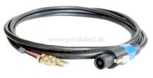 Lautsprecherkabel (Boxenkabel 2 x 2,5 qmm) Lautsprecherstecker auf 2 Bananenstecker