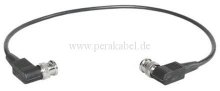 Patchkabel - BNC-Stecker gewinkelt auf BNC-Stecker gewinkelt ( Koaxialkabel 75 Ohm )