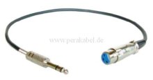 Patchkabel Klinkenstecker 6,3mm stereo auf XLR-Buchse