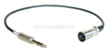 Patchkabel Klinkenstecker 6,3mm stereo auf XLR-Stecker