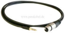 Stereokabel-Klinkenstecker 4,4mm 5polig auf XLR-Buchse 4 polig Neutrik