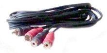 2 RCA-Stecker auf 2 RCA-Buchse (standard)