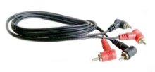 2 RCA-Stecker gewinkelt auf 2 RCA-Stecker gewinkelt (standard)
