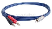 RCA (Cinch)-Stecker auf 2 x Bananenstecker 4mm (DAP AV-36)