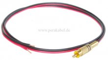 RCA-Stecker auf 2x blank -HiFi Lautsprecherkabel 6x3