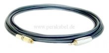 Klinkenstecker 3,5mm metall mono S auf RCA-Stecker vergoldet DAP LC-126