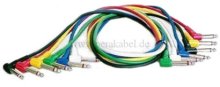 Set-6 Patchkabel--Klinkenstecker gewinkelt