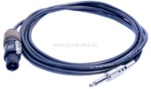 Lautsprecherkabel (Boxenkabel 2 x 1,5 qmm) Klinkenstecker 6,3mm auf Speakon