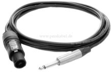 Lautsprecherkabel (Boxenkabel) Klinkenstecker 6,3mm auf Speakon (Neutrik)
