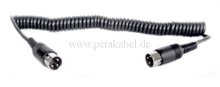 Spiralkabel 3m - DIN-Stecker 3polig