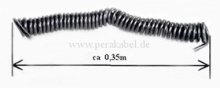 Spiralkabel 3m DIN-Kabel Verlängerung Stecker 5polig