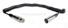 Spiralkabel - XLR 4 polig