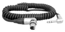 Mikrofonkabel  - Spiralkabel MK1( Klinke gew. / XLR gew. - Neutrik )   4m