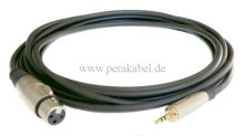 Professionelles Mikrofonkabel-Miniklinkenstecker 3,5mm Stereo auf XLR-Buchse (Martin)