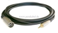 Professionelles Kabel-Miniklinkenstecker 3,5mm Stereo auf XLR-Stecker (Martin)