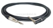 Stereoklinkenstecker 6,3mm gerade auf Stereoklinkenstecker 6,3mm gewinkelt