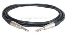 Klinkenstecker 6,3mm stereo vergol.Tip auf Klinkenstecker 6,3mm mono vergol.Tip