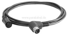 DIN-Kabel Verlängerung DAP MC-205 Stecker gew./Buchse 3polig