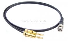 Messleitung-BNC-Stecker  auf 2 x Bananenstecker 4mm verg.