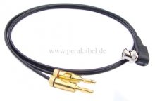 Messleitung-BNC-Stecker gewinkelt auf 2 x Bananenstecker 4mm verg.