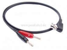 Messleitung-BNC-Stecker gewinkelt auf 2 x Bananenstecker 4mm