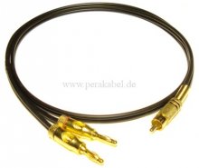 Messleitung-RCA (Cinch)-Stecker verg. auf 2 x Bananenstecker 4mm verg.