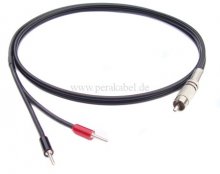 Messleitung-RCA (Cinch)-Stecker auf 2 x Miniatur-Bananenstecker 2mm