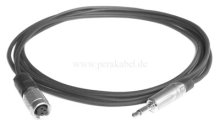 Subminiatur Buchse auf Miniklinkenstecker 3,5mm mono - Kabel SC-Cicada SO-D14 2x0,14qmm