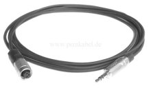 Subminiatur Buchse auf Miniklinkenstecker 3,5mm stereo - Kabel SC-Cicada SO-D14 2x0,14qmm