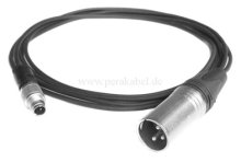 Subminiatur Stecker (Pin 1+3 bel.)auf XLR-Stecker - Kabel SC-Cicada SO-D14 2x0,14qmm