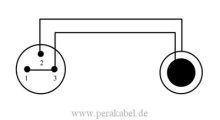 Subminiatur Stecker auf Miniklinkenstecker 3,5mm mono - Kabel SC-Cicada SO-D14 2x0,14qmm