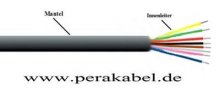 DIN-Kabel LK1-DIN-Stecker 8 polig gewinkelt ( alle Pins belegt-Pin 8 mittig )